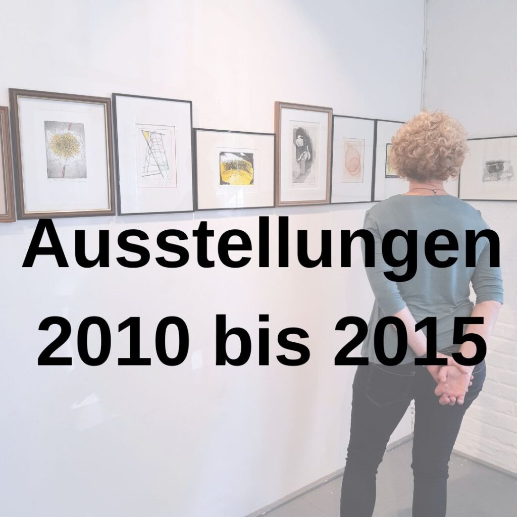Ausstellungen 2010 bis 2015