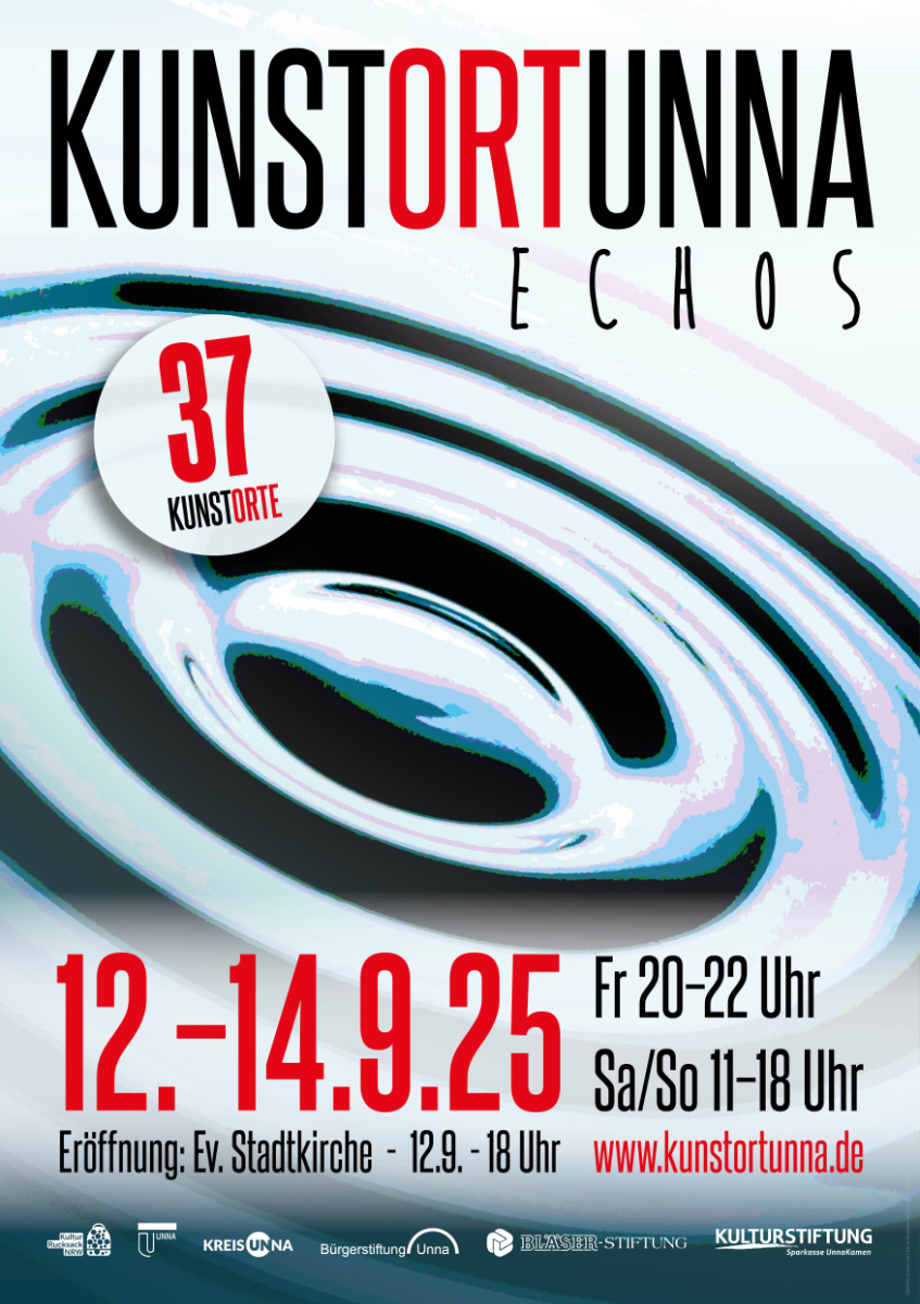 Plakat von KunstOrtUnna:ECHOS